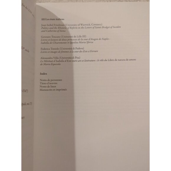 Livres Et Lectures De Femmes En Europe Entre Moyen Age Et Renaissance Legare HC - Picture 7 of 9